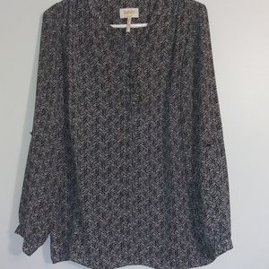 Long sleeve blouse